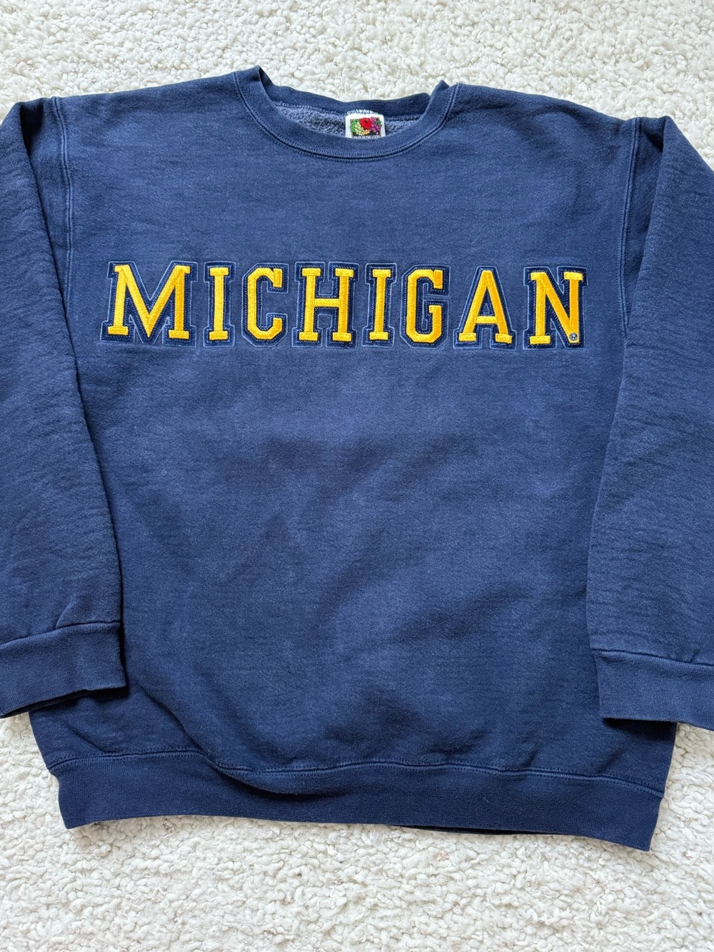 Vintage Navy University of Michigan Crewneck